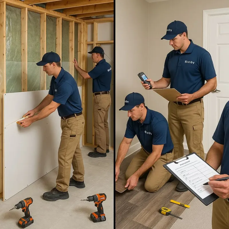Repairs and Reconstruction process in Okmulgee County, OK